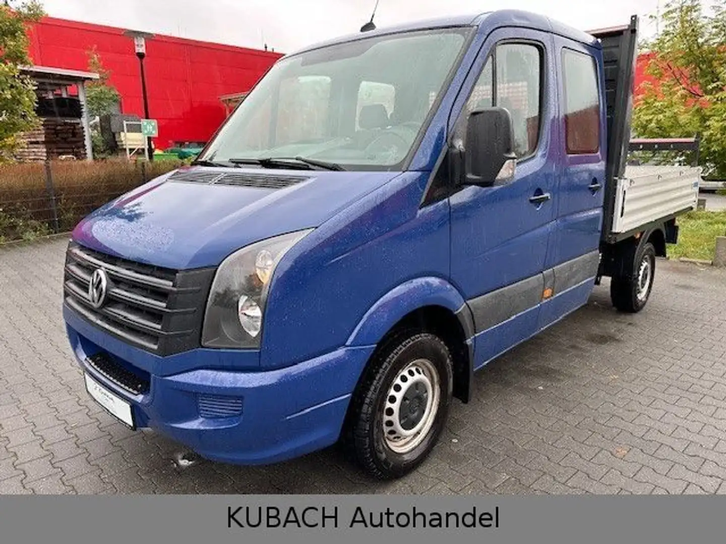 Volkswagen Crafter Pritsche 35 mittel L2 Doppelkabine,AHK Blau - 1