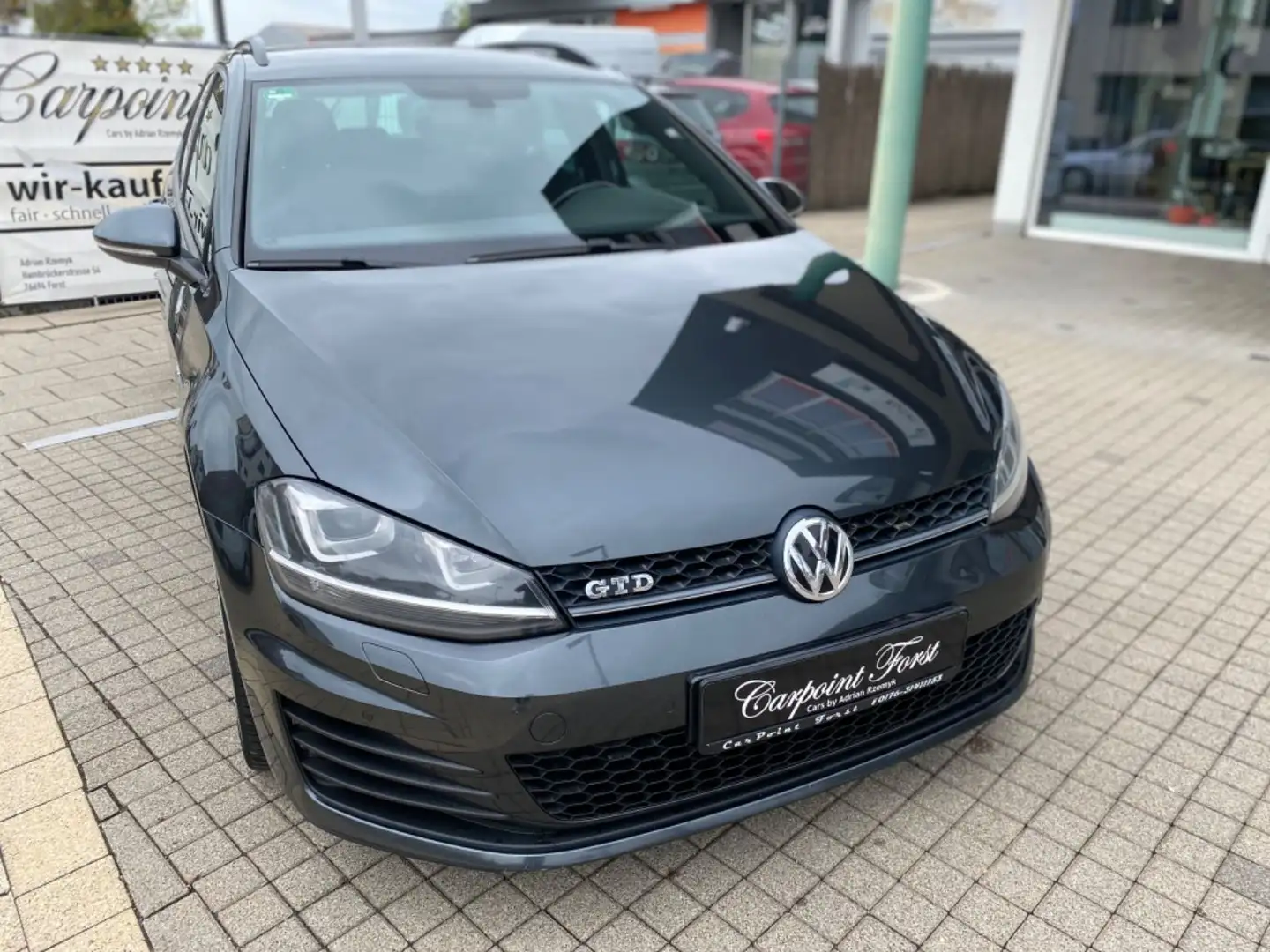 Volkswagen Golf VII Variant GTD BMT, 2.Hand ,NAVI,DSG... Grigio - 2
