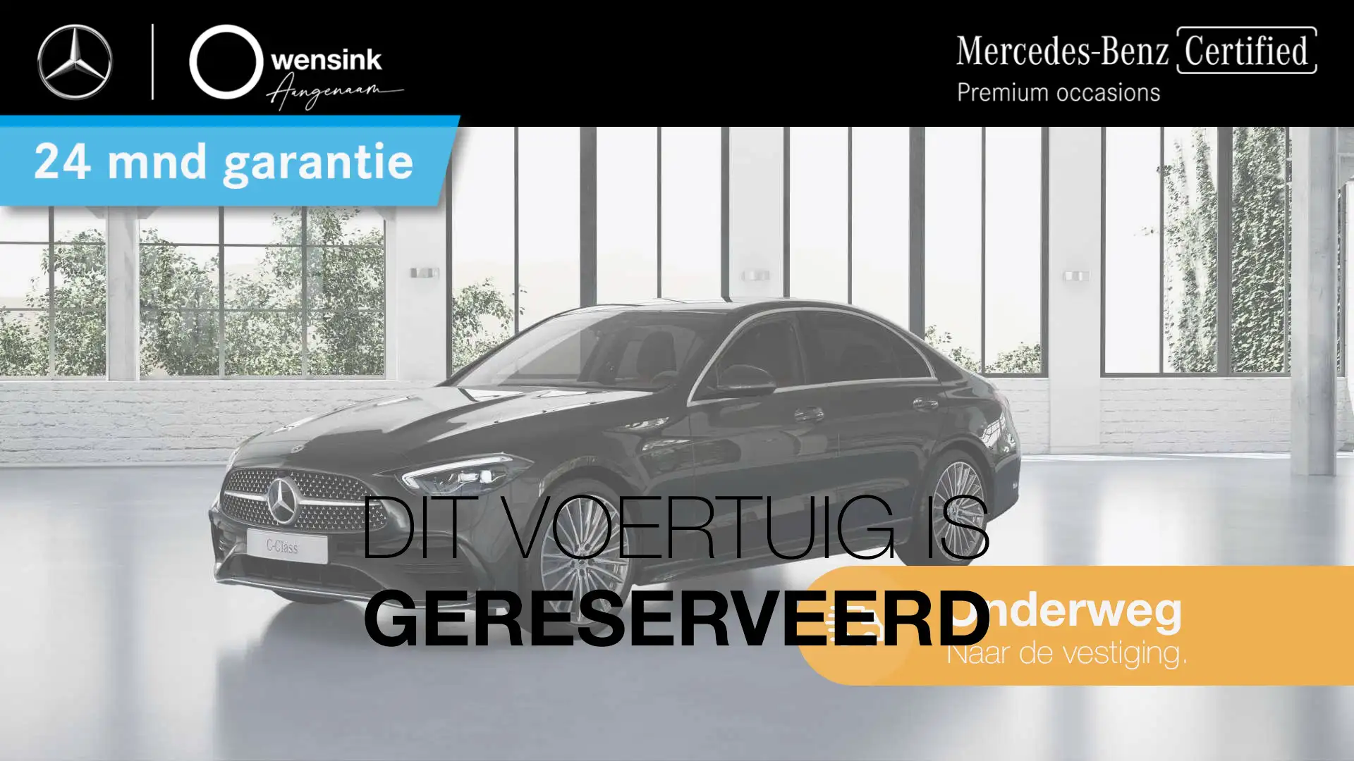 Mercedes-Benz C 180 AMG Line | Memory | 19" Multispaaks velgen | High Grijs - 1