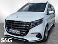 Mercedes-Benz V 300 d lang EXCLUSIVE MBUX+360°+AHK+M-LED+Totwi Blanc - thumbnail 1
