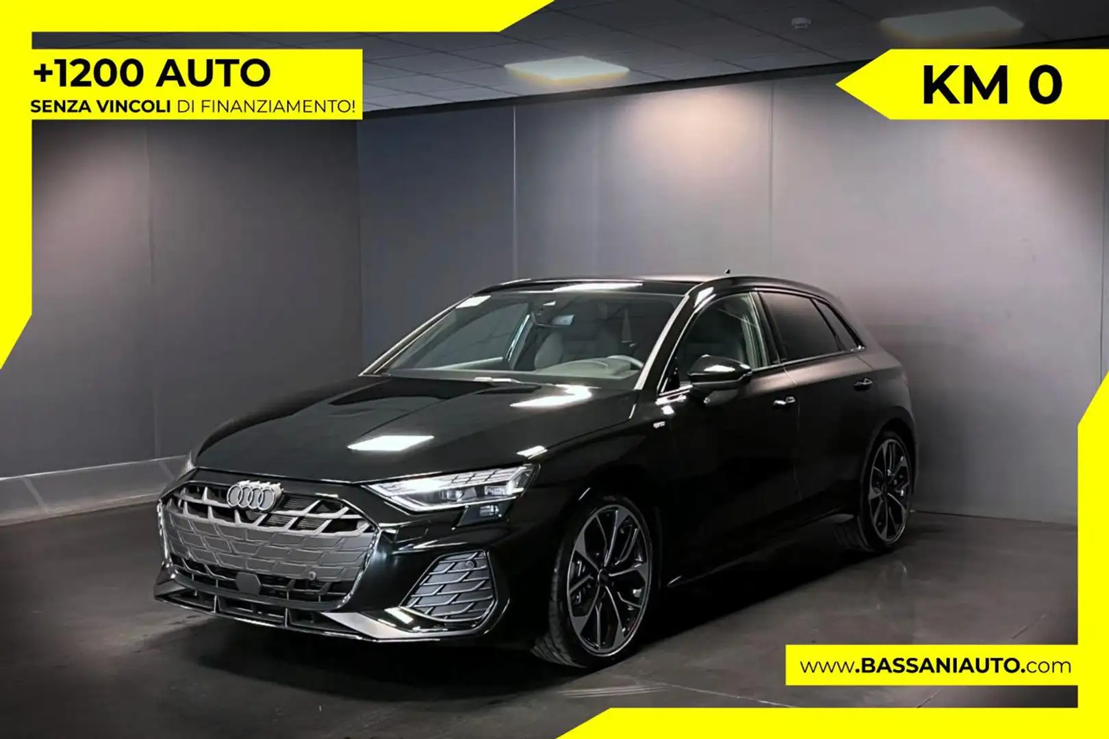 Audi A3 SPB 35 TFSI S tronic S line edition Nero - 1
