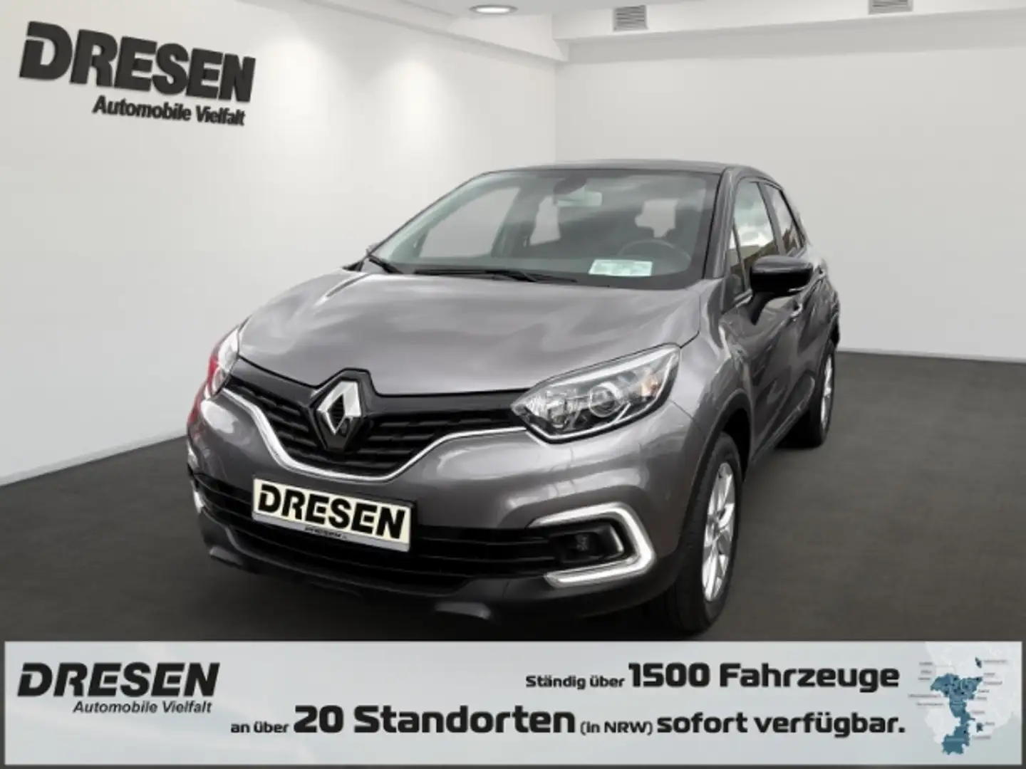 Renault Captur Limited AHK-abnehmbar Klima SHZ Allwetter PDC Temp Gris - 1