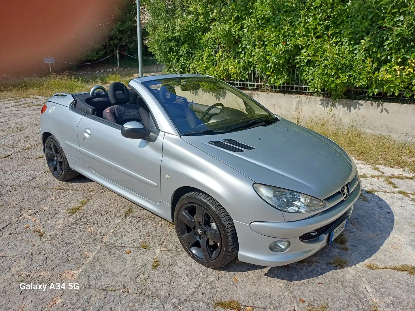 Peugeot 206 CC 1.6 hdi 16v Quicksilver fap Grigio - 1