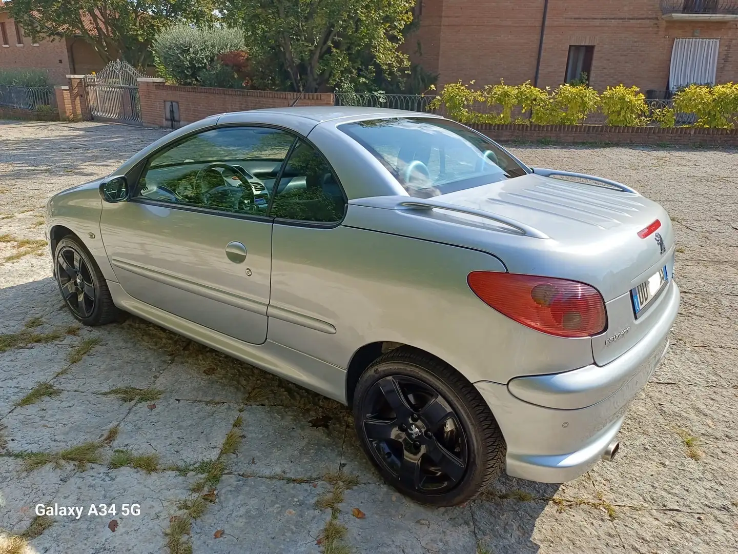 Peugeot 206 CC 1.6 hdi 16v Quicksilver fap Grigio - 2
