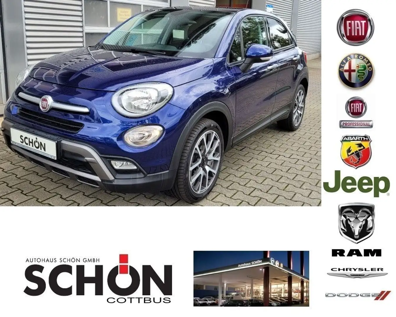 Fiat 500X Cross Blau - 1
