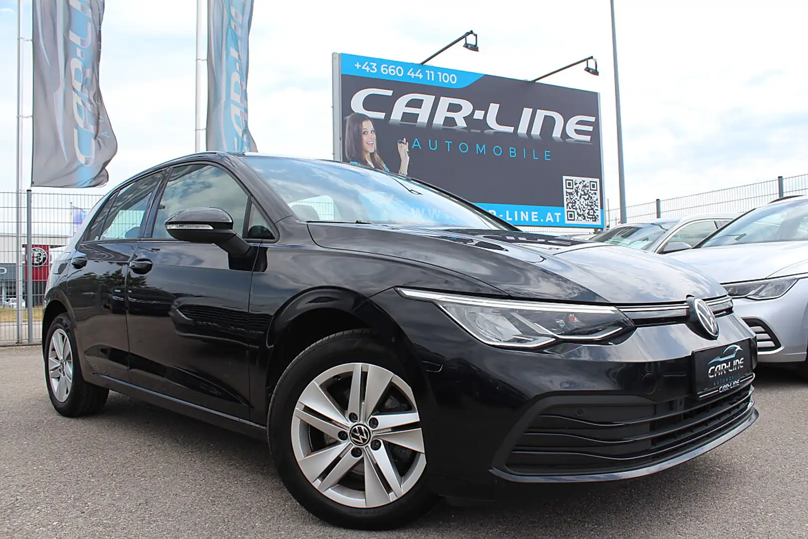 Volkswagen Golf 2,0 TDI Life DSG Virtuel LED ACC Spurhalteassit... Schwarz - 1