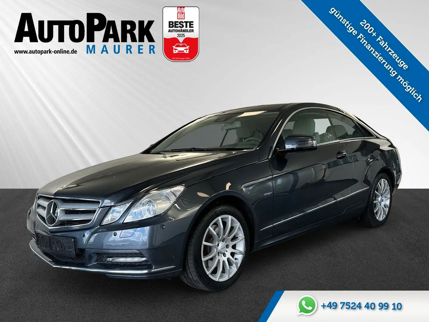 Mercedes-Benz E 300 CGI Coupe COMAND*Distronic +*Panorama*ILS* Gri - 1