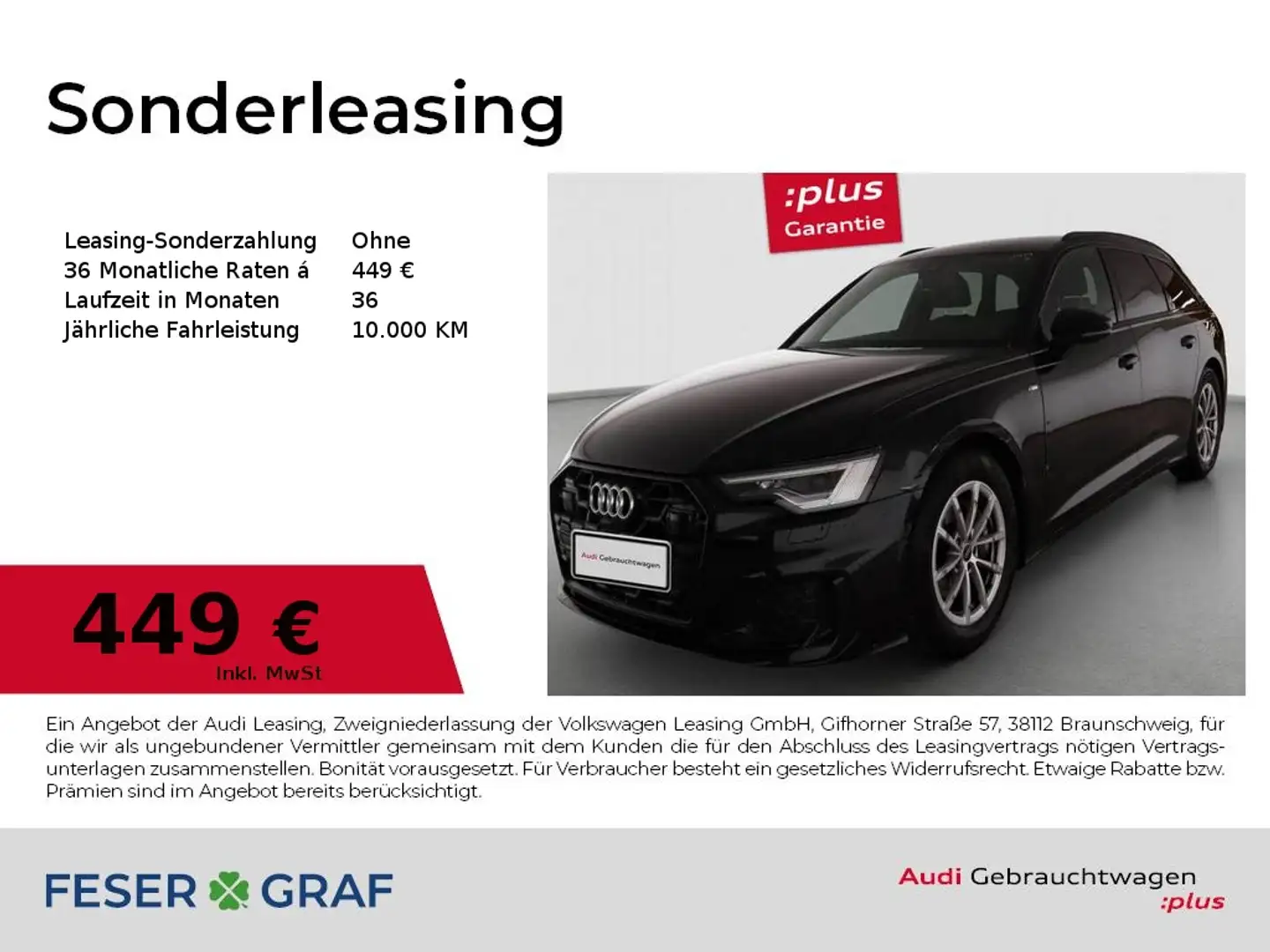 Audi A6 Avant 40 TDI S-line Stronic,Matrix,Navi+,Leder,HuD Schwarz - 1