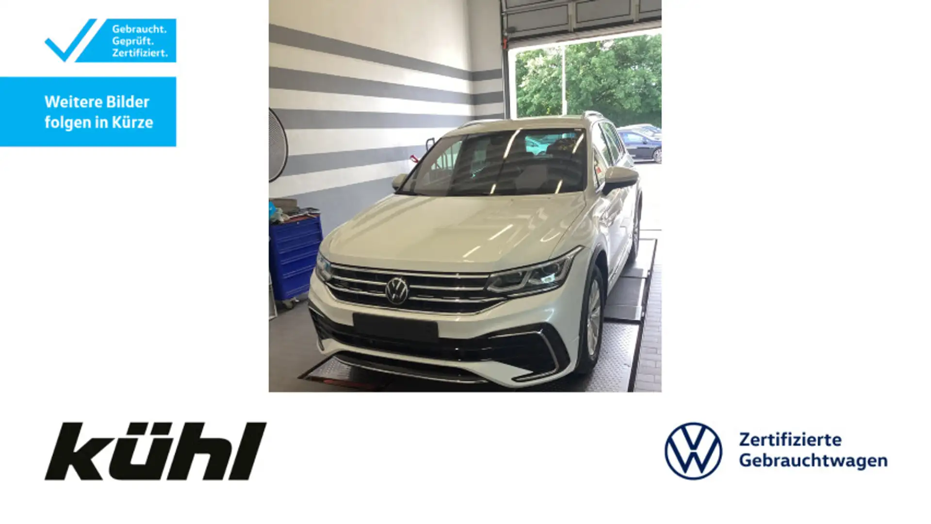 Volkswagen Tiguan 2.0 TDI R-Line Navi,AHK,LM20,Matrix Weiß - 1
