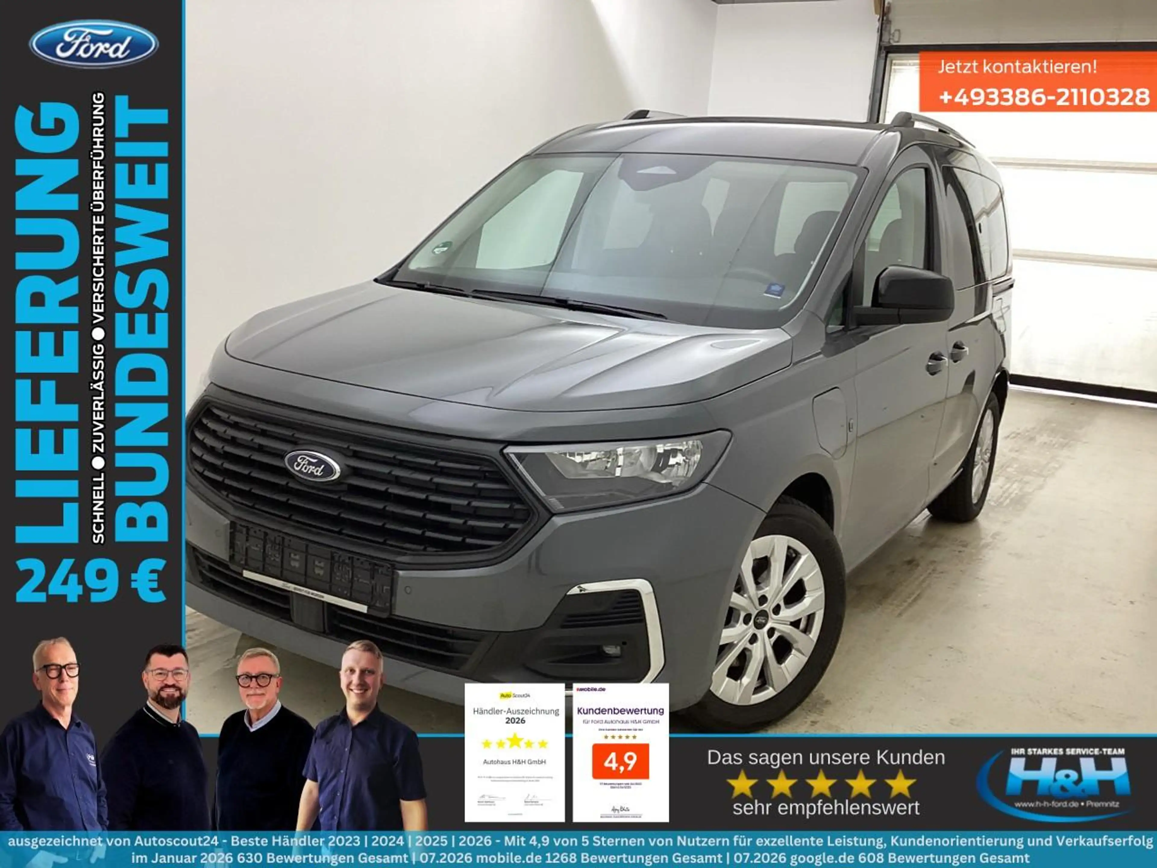 Ford Tourneo Connect 1.5 PHEV Titanium AHK+StHZ+ACC