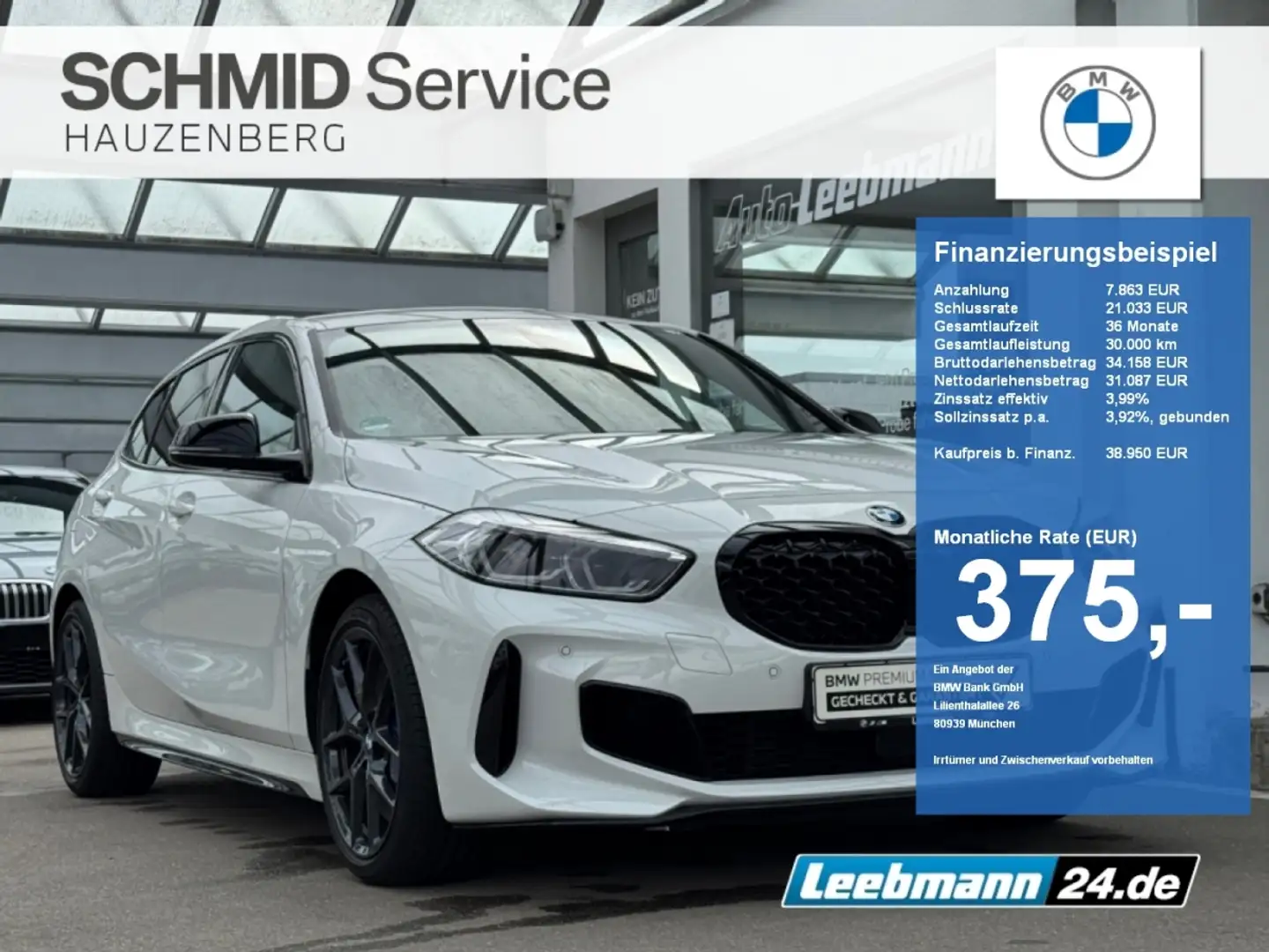 BMW 135 Mi xDrive M-Performance GARANTIE bis 02/2029 Weiß - 1