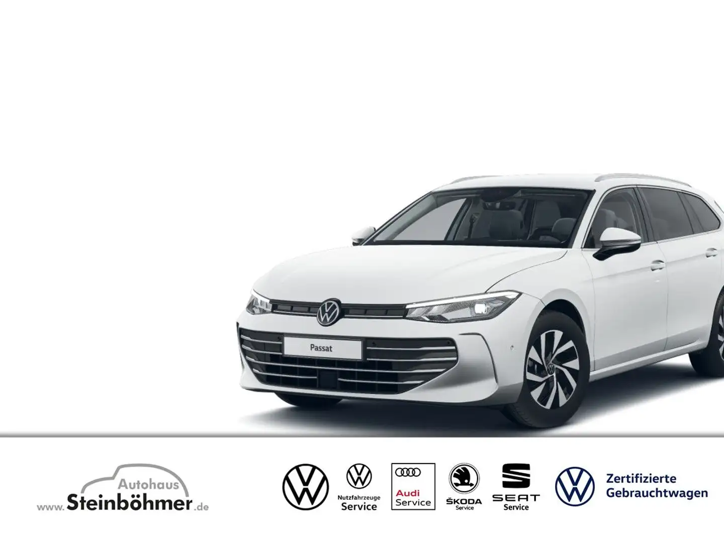 Volkswagen Passat Variant Passat Business 1.5 eTSI DSG Navi LED Klima Weiß - 1