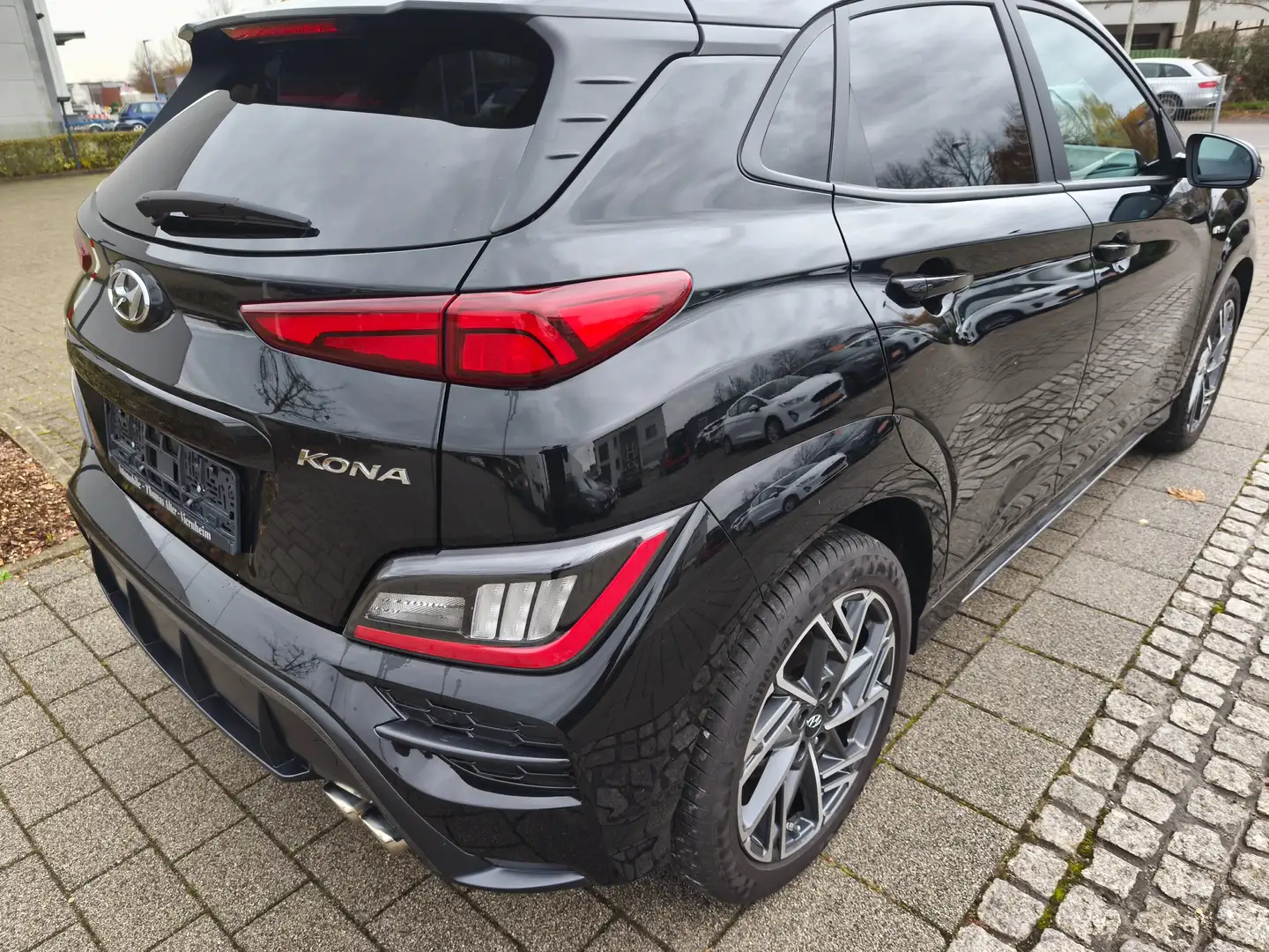 Hyundai KONA KONA 1.0 T-GDI 48V-Hybrid N Line/11 Tkm Zwart - 2