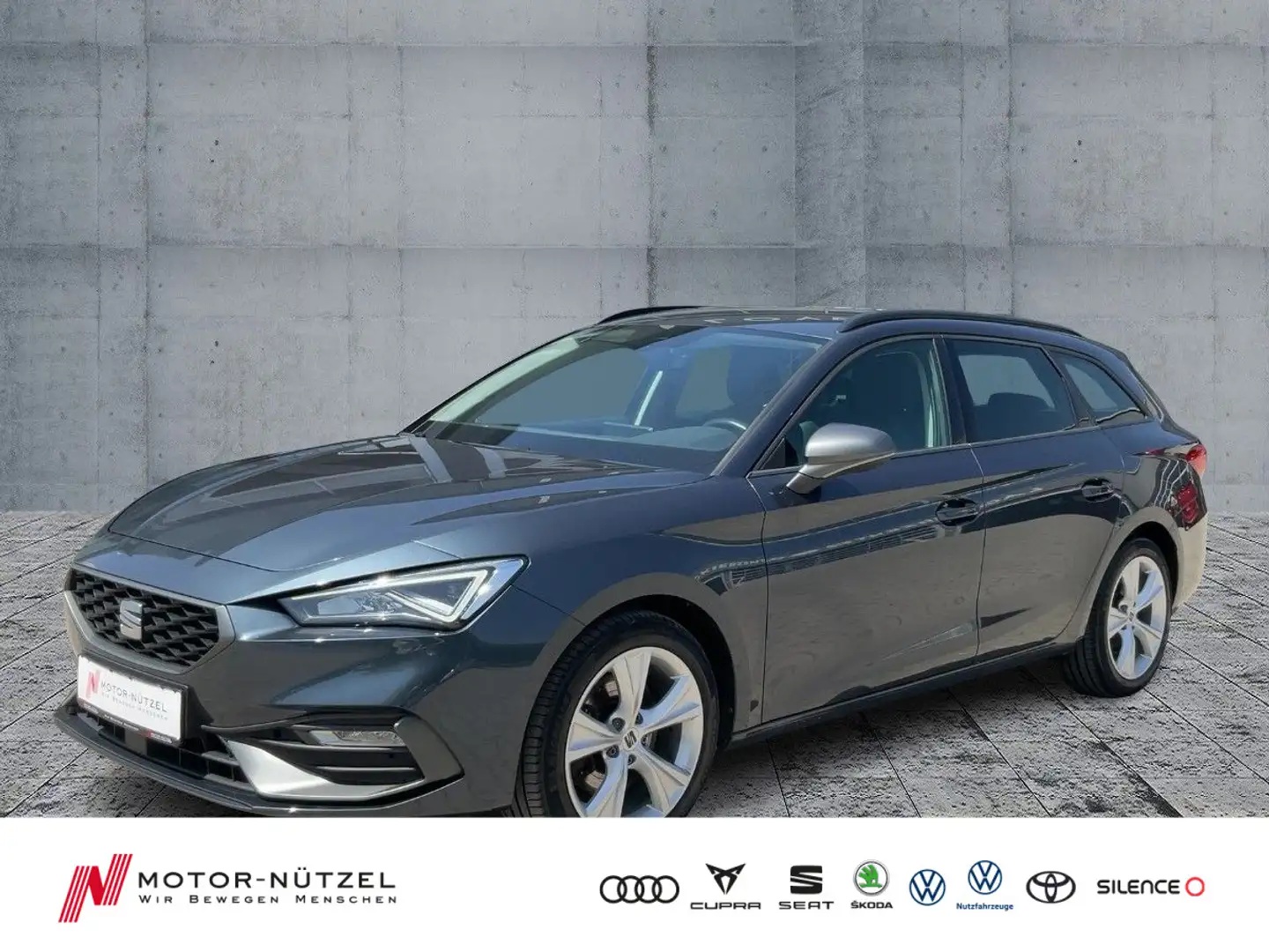 SEAT Leon ST 2.0 TDI DSG FR-LINE LED+NAVI+KAMERA+SHZ Gris - 1