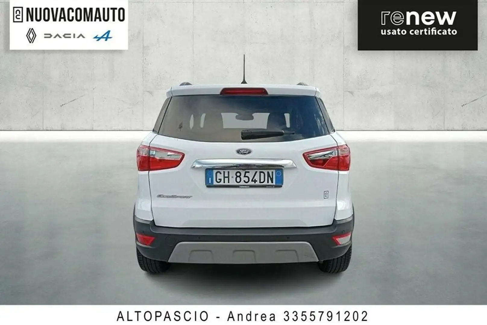 Ford EcoSport 1.0 ecoboost Titanium s&s 125cv my20.25 Білий - 2