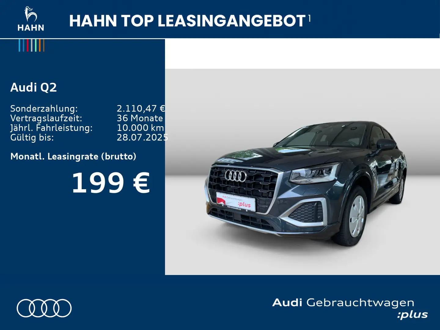 Audi Q2 35 TFSI advanced  AHK Navi-Vorb. Sitzhzg Einp Grau - 2