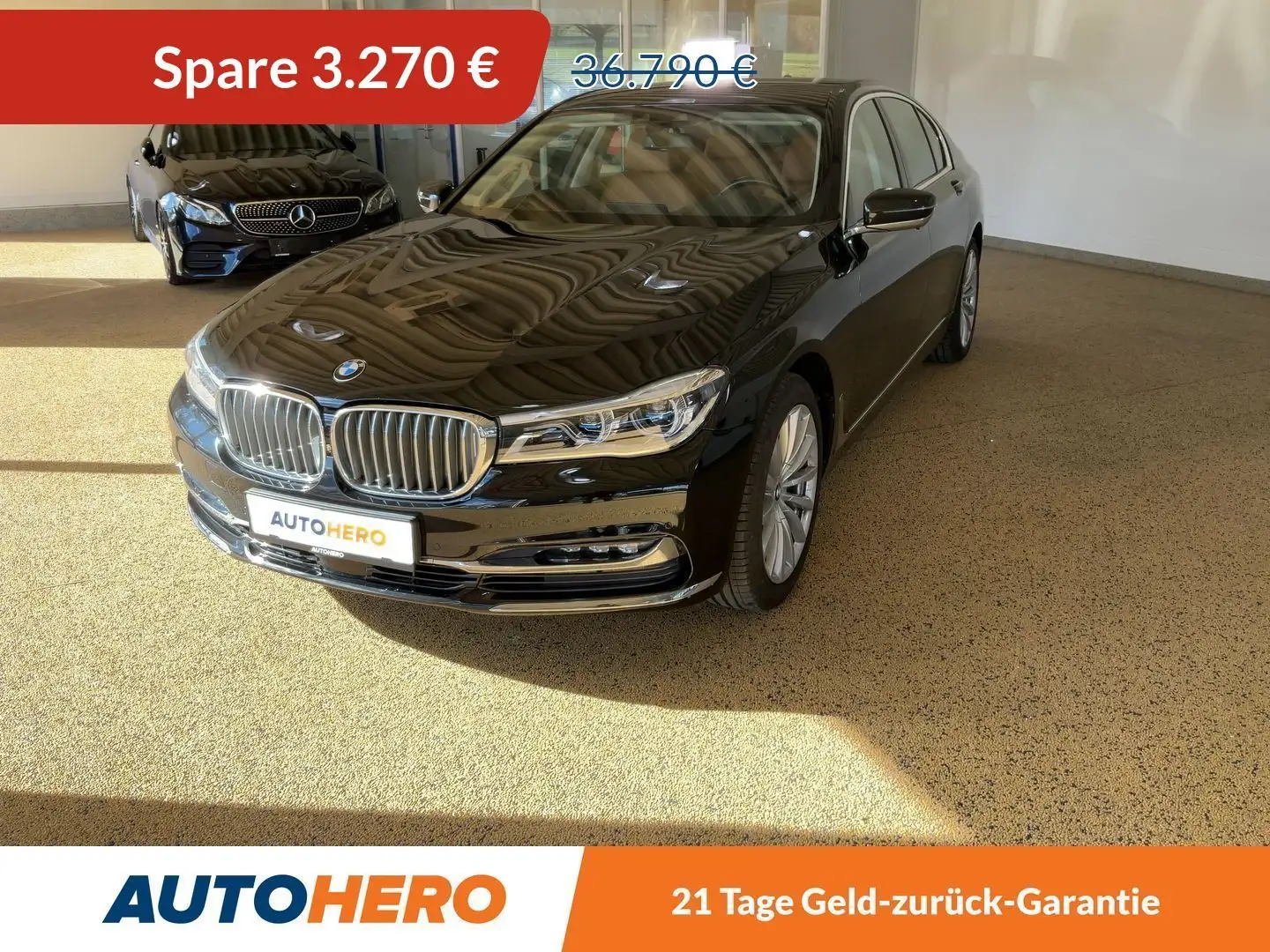 BMW 730 d xDrive Aut.*NAVI*HUD*CAM*SHZ*PDC*SPUR*TOT* Zwart - 1