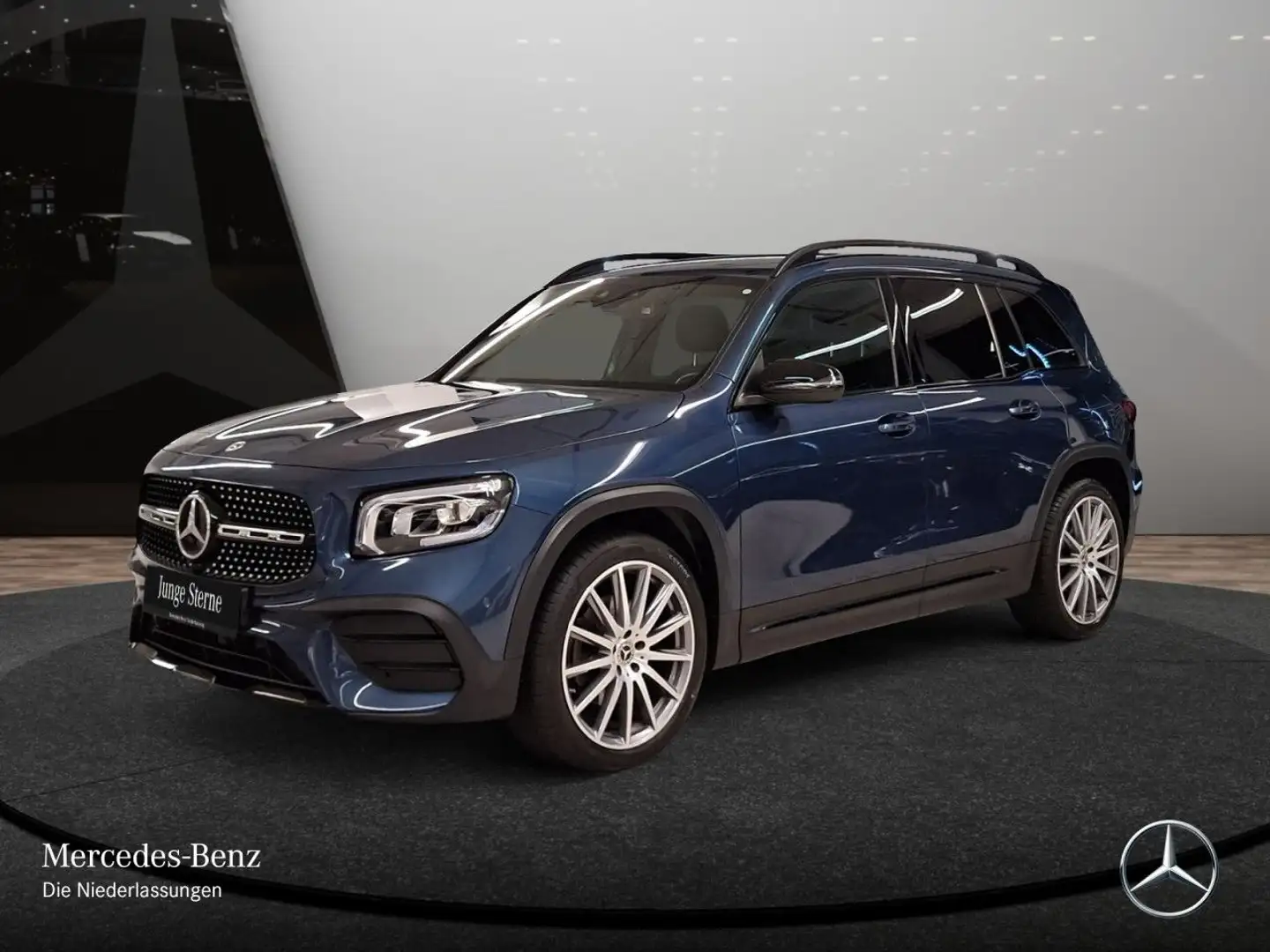 Mercedes-Benz GLB 200 d AMG+NIGHT+LED+KAMERA+TOTW+8G Bleu - 2