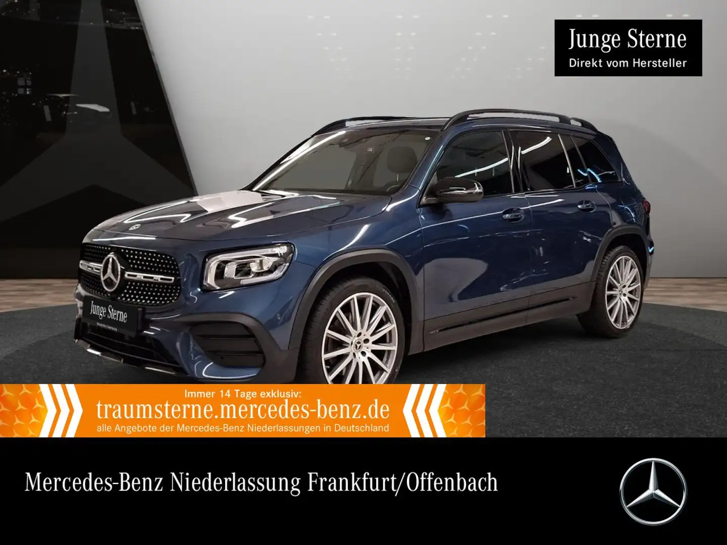 Mercedes-Benz GLB 200 d AMG+NIGHT+LED+KAMERA+TOTW+8G Bleu - 1