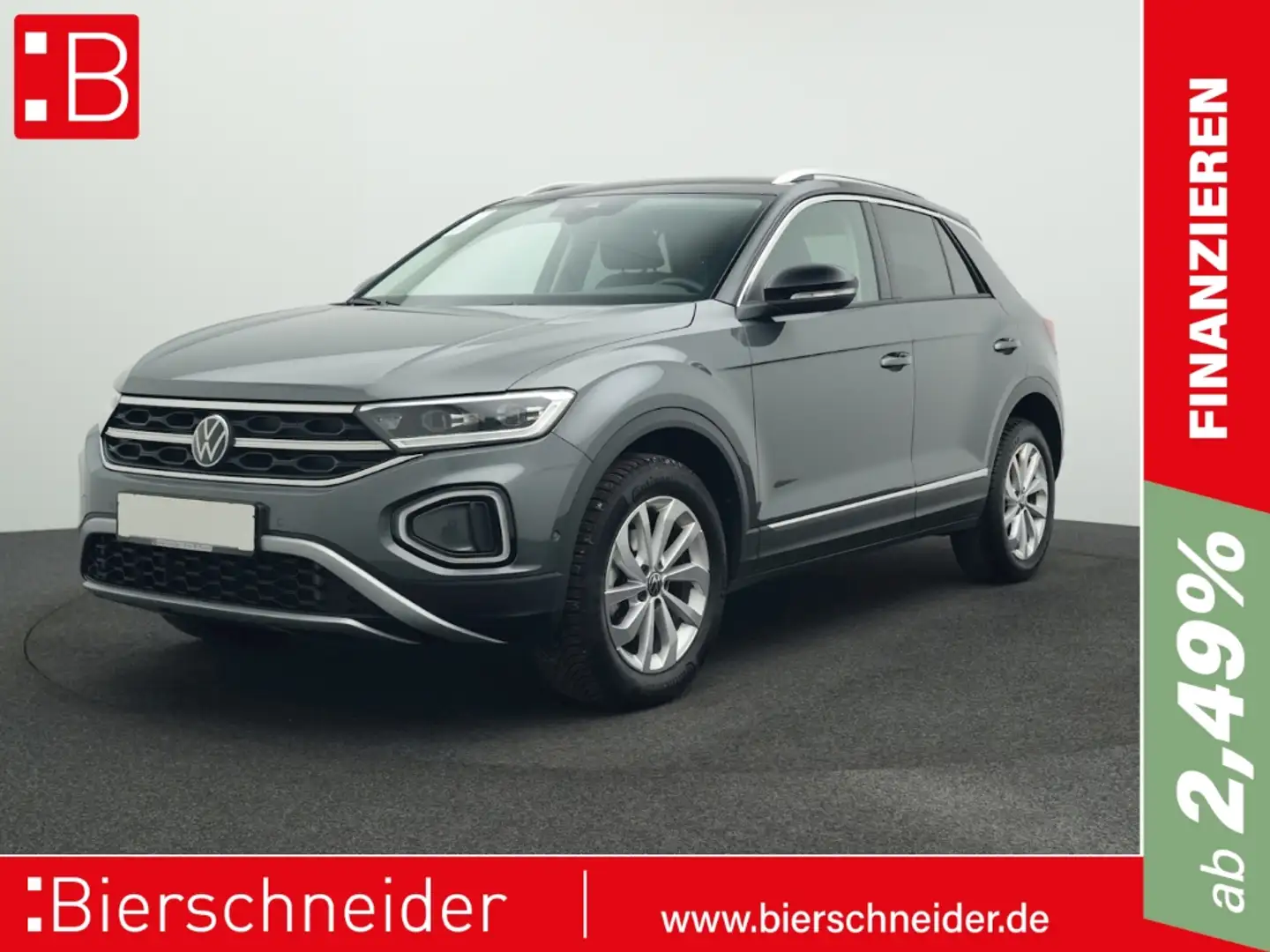 Volkswagen T-Roc 1.5 TSI DSG NAVI AHK LED Grau - 1