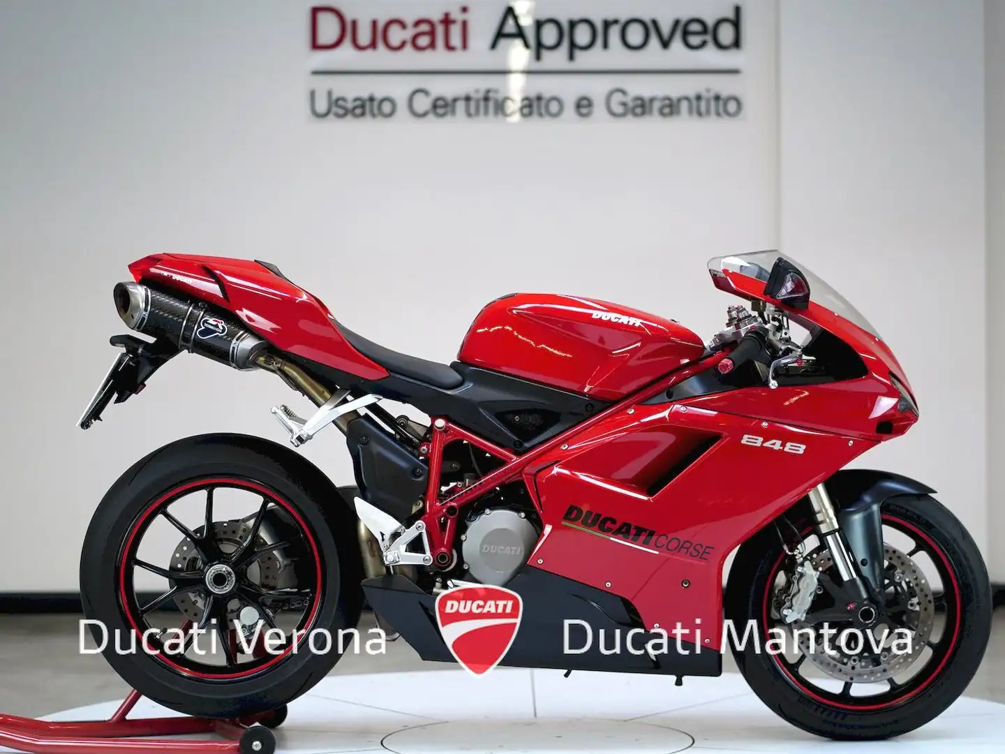 Ducati 848 848 biposto + Termignoni Červená - 1
