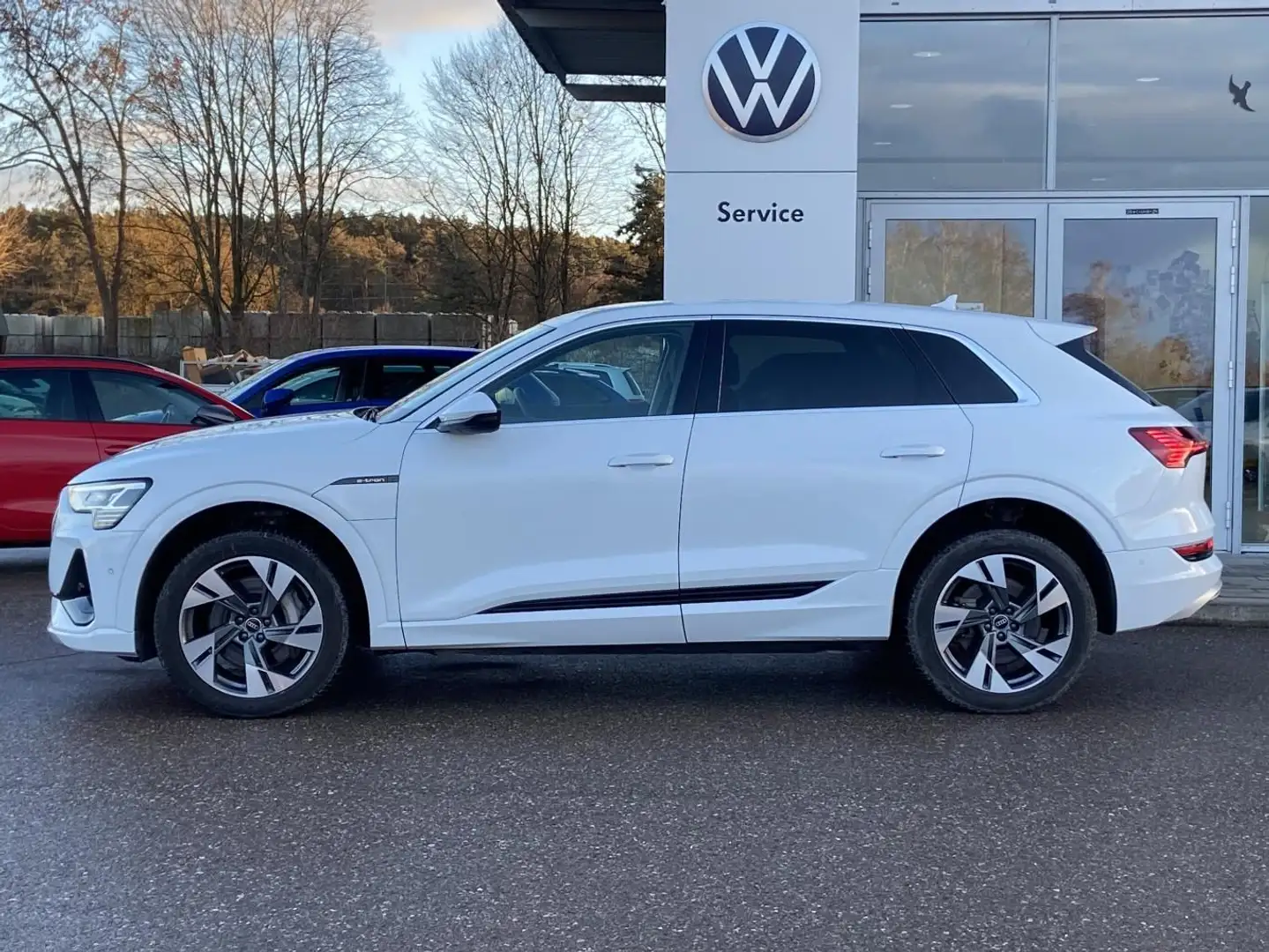 Audi e-tron 50 Quattro S-Line NAVI+LED+LUFTFEDERUNG+C Weiß - 2