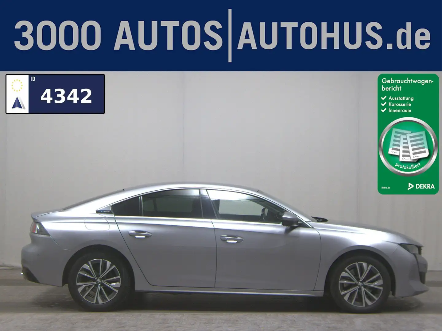 Peugeot 508 Allure T-Leder Navi RFK AHK Ambiente Shz Grau - 1