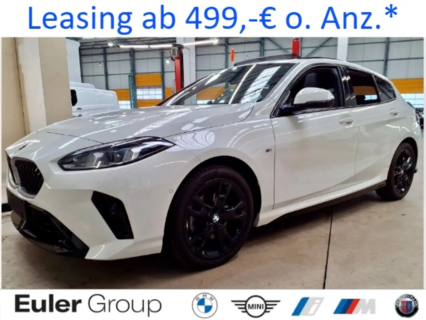 BMW 118 d F70 M Sport 18'' Pano ad.M-FW AHK Alarm Sonnensc Weiß - 1