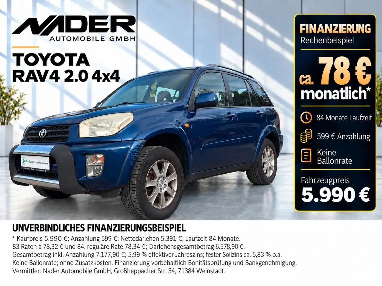 Toyota RAV4 2.0 4x4 | Klima | Dachreling | Alufelgen, foto 1
