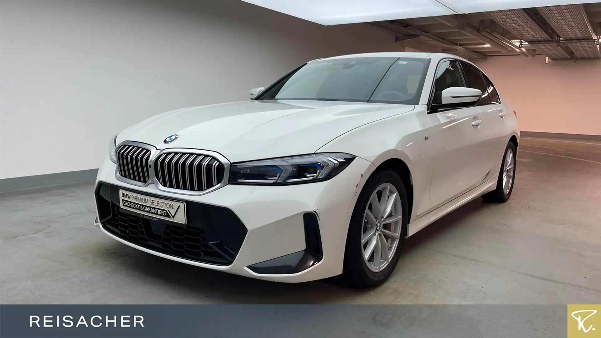 BMW 320 dA M-Sport AHK ACC PA+ DLS adapLED elHk Weiß - 1