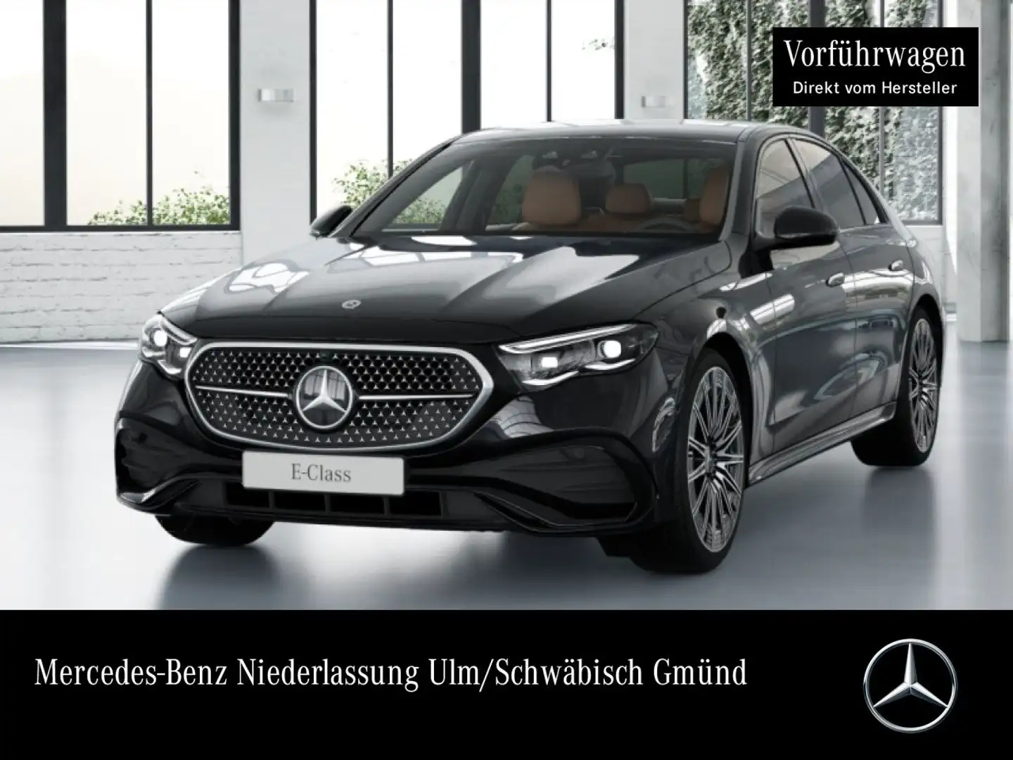 Mercedes-Benz E 200 AMG Fahrass 360° Distr. AHK Night PTS 9G Schwarz - 1