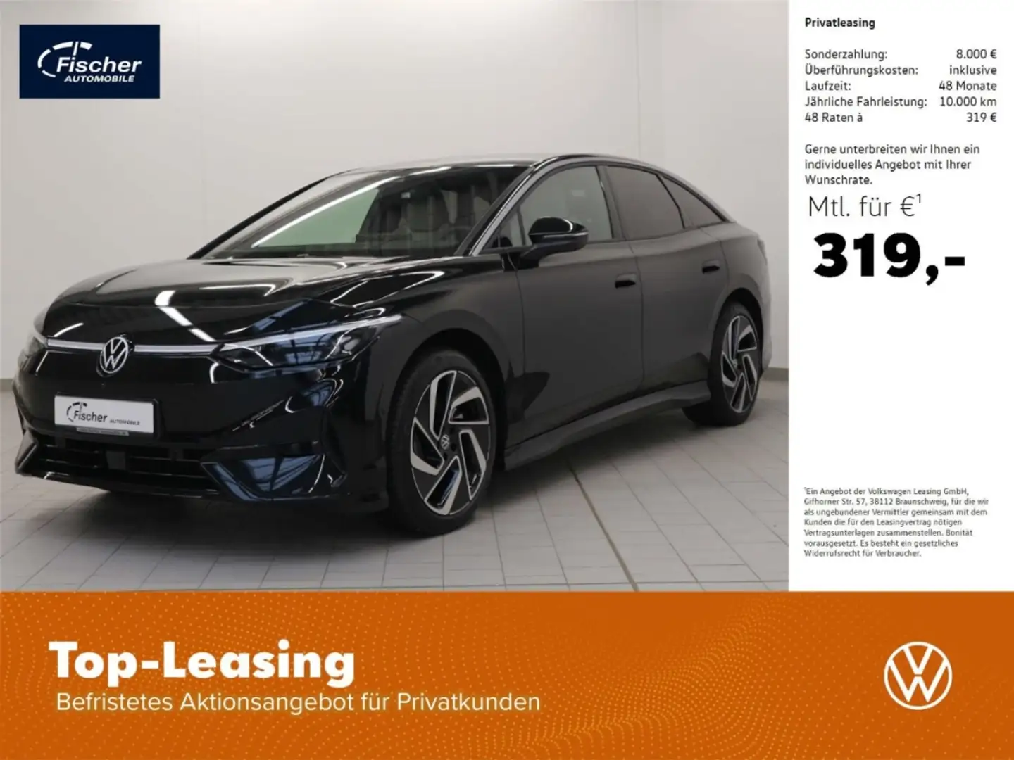 Volkswagen ID.7 Elektro Pro 77 kWh Schwarz - 1