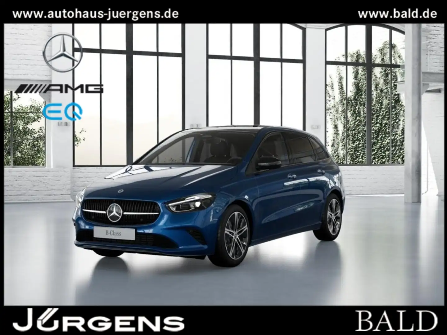 Mercedes-Benz B 180 Progressive/MLB/Pano/AHK/Night/Ambiente/18 Blau - 1