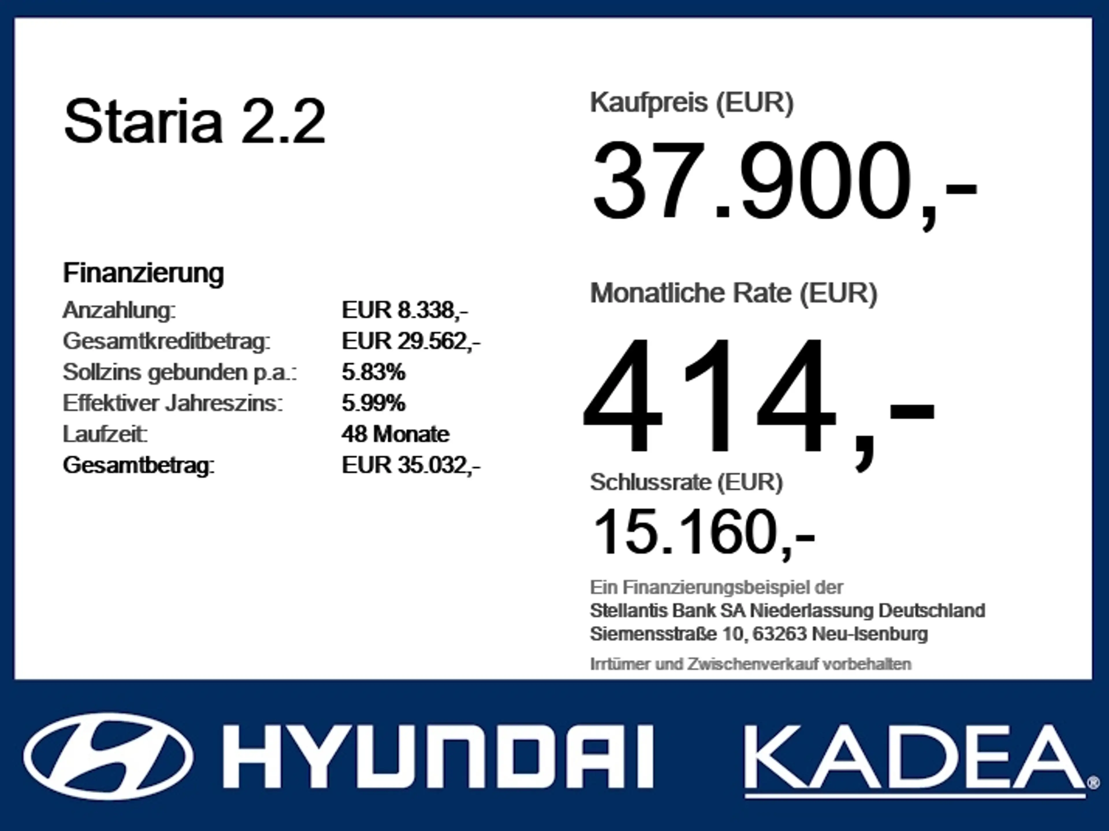 Hyundai STARIA 2.2 Kamera,PDC,Lenk+Sitzhzg.,CarPlay,LED — photo 6