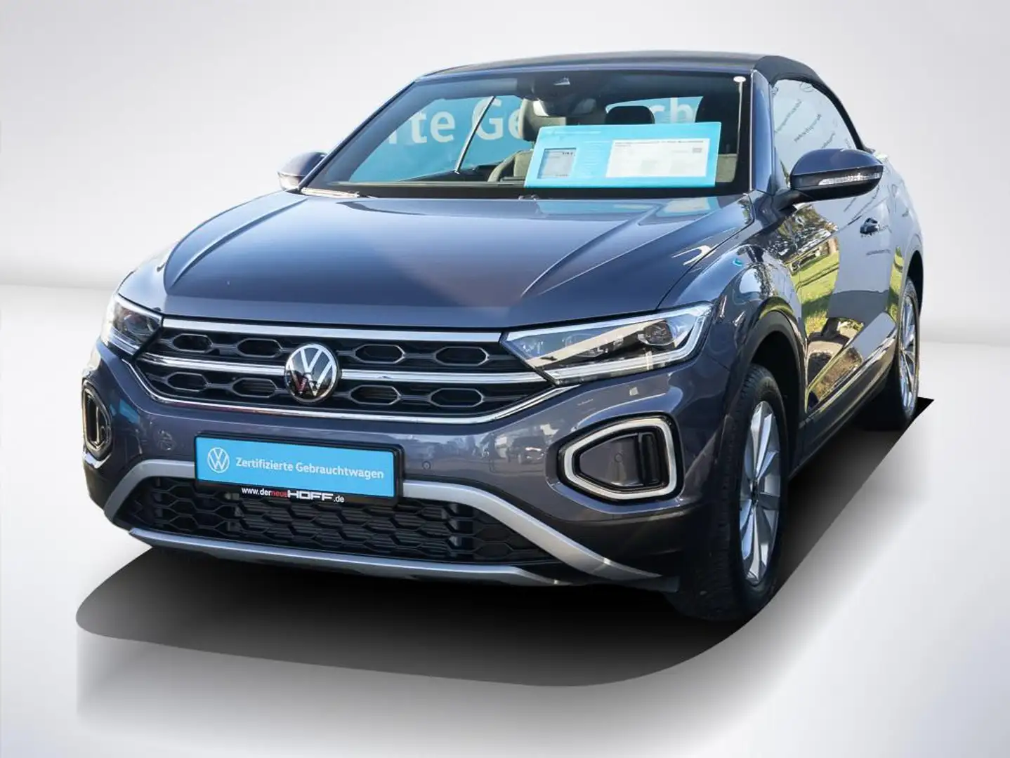 Volkswagen T-Roc Cabriolet 1.0 TSI Style Navi Bluetooth AHK LED Ans Grau - 1