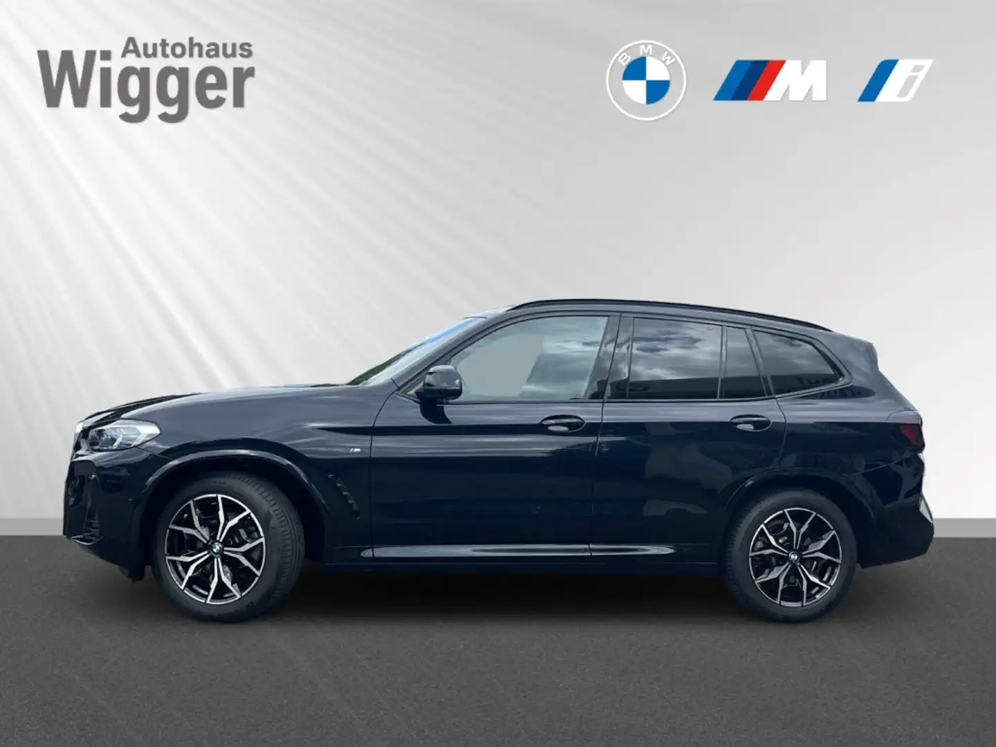 BMW X3 20d M Sport/Laser/HUD/AHK/Panodach/Navi/Leder Schwarz - 2
