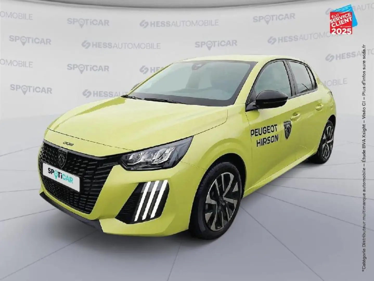 Peugeot 208 1.2 100ch S\u0026S Style Jaune - 1