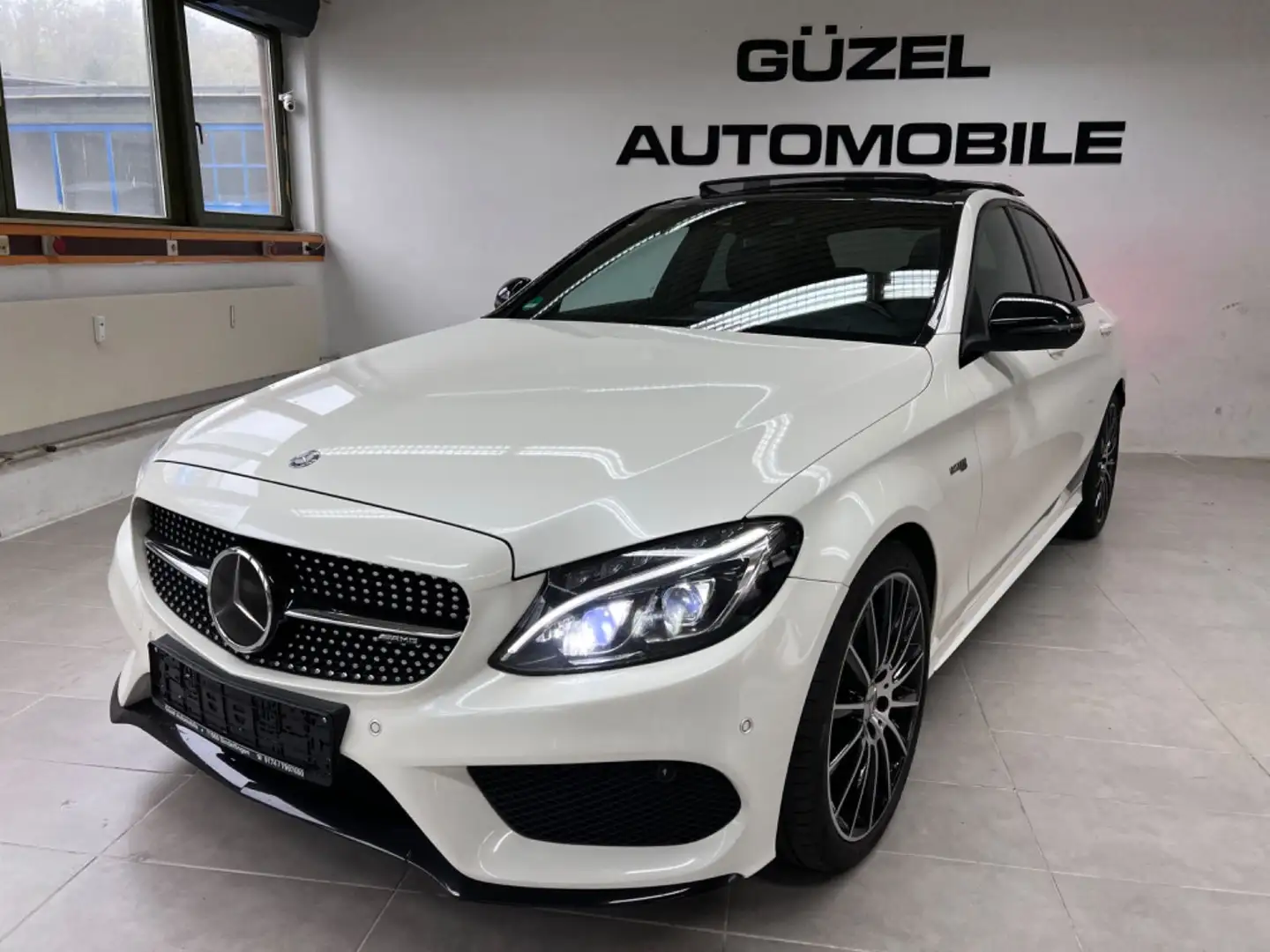 Mercedes-Benz C 43 AMG 4Matic/9G/LED/DISTR/HUD/SPUR/TOT/PANO Weiß - 1