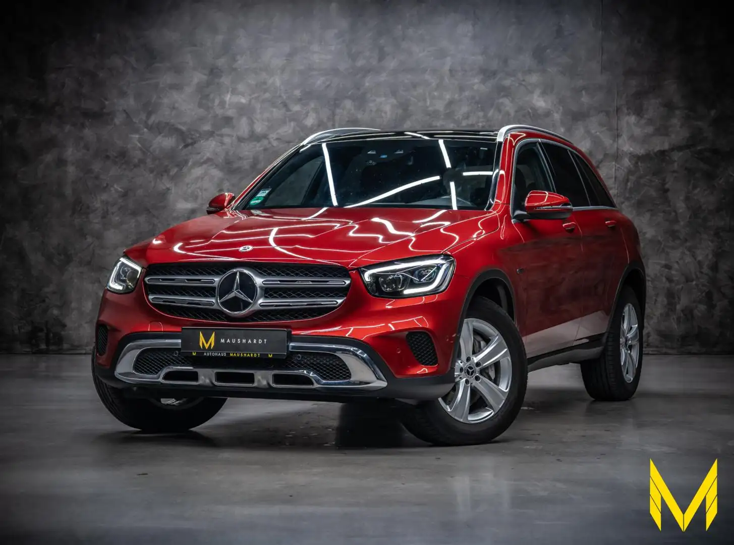 Mercedes-Benz GLC 300 de 4M|MULTIBEAM|PANORAMA|AHK|JUNGESTERNE Red - 1