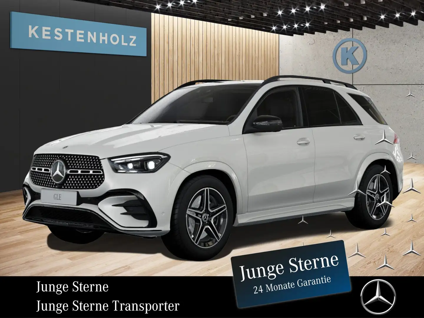 Mercedes-Benz GLE 450 GLE 450 4M *AMG*AIRMATIC*360°*BURM*MEMO*PANO*AHK Weiß - 1