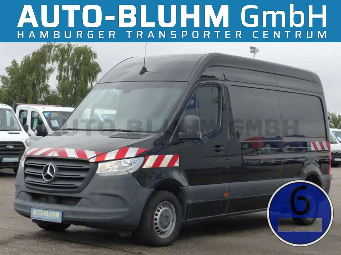 Mercedes-Benz Sprinter 314 CDI Kasten L2H2 Klima Navi Cam AHK Schwarz - 1