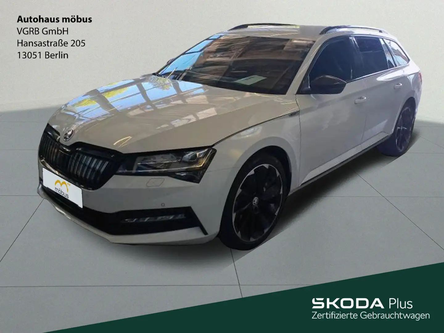 Skoda Superb Combi 1.4 TSI iV  Sportline*MATRIX*MEMORY Weiß - 2