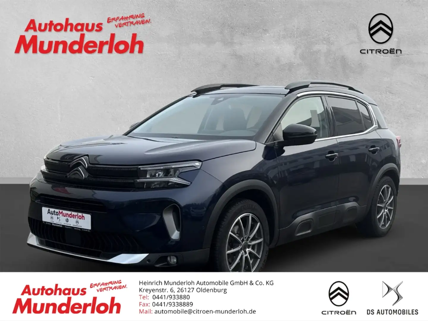Citroen C5 Aircross BlueHDi 130 EAT Shine Pack NAVI PANORAMADACH HYPE- Bleu - 1
