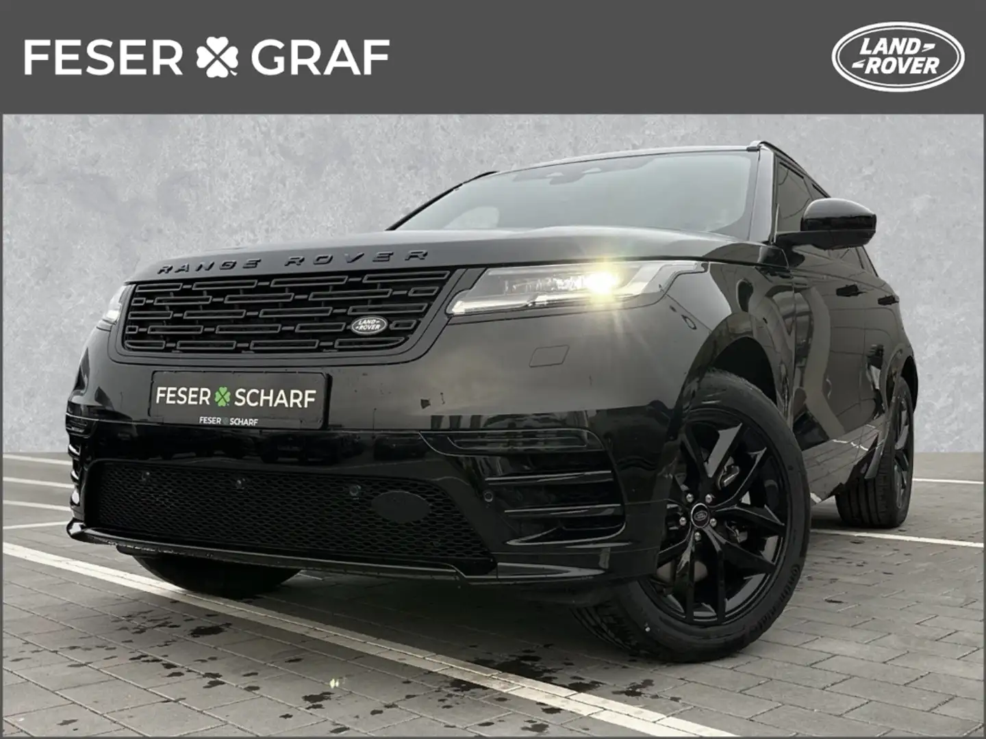 Land Rover Range Rover Velar Dynamic SE P400e AHK BlackPack Fahrassistenz Premi Schwarz - 1