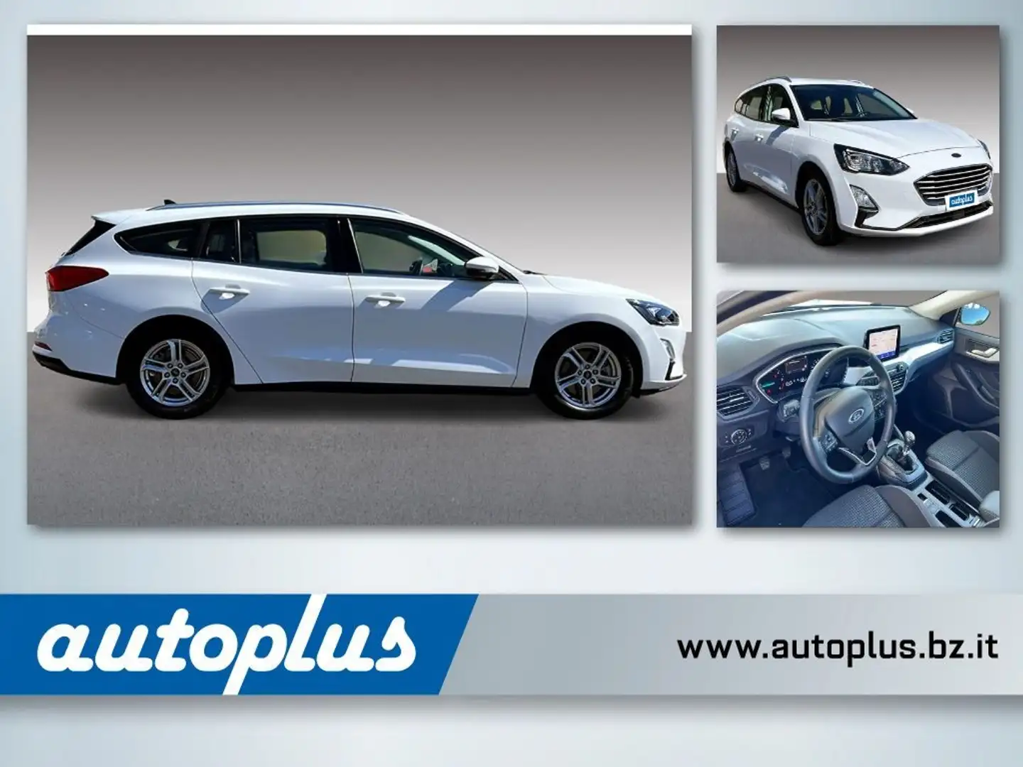 Ford Focus 1.5 EcoBlue 120 CV SW Business Bianco - 1