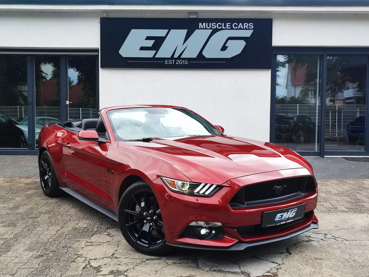 Ford Mustang GT Premium Convertible 5.0 V8*NAVI*LEDER* Red - 1