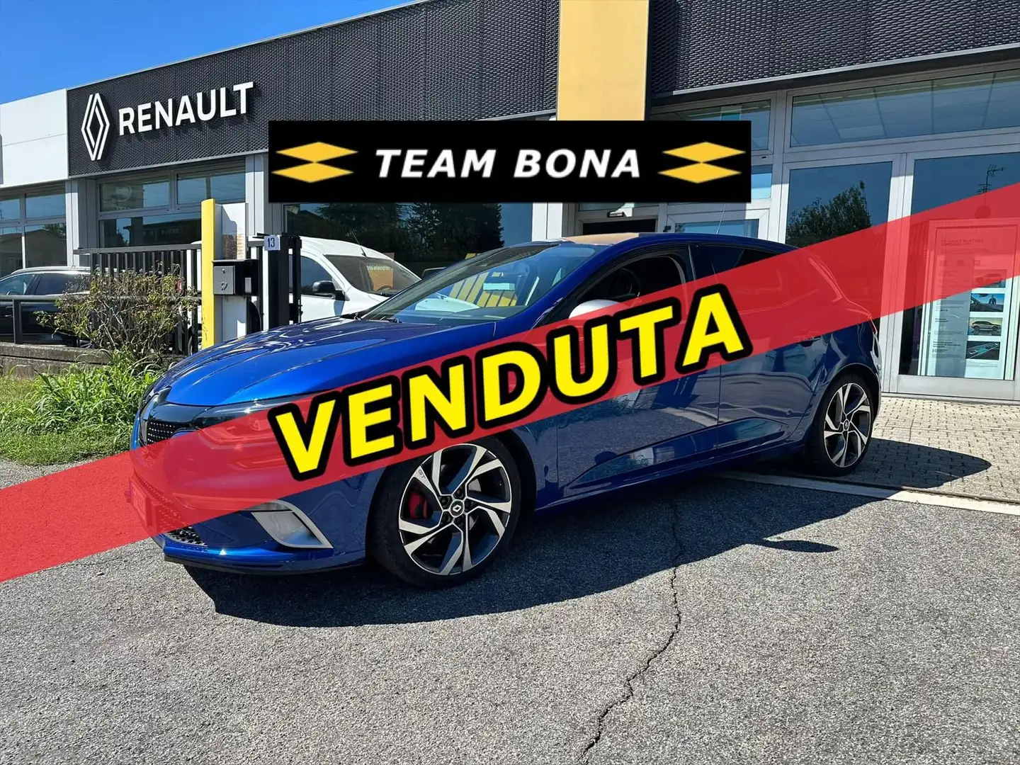 Renault Megane Mégane TCe 205 CV EDC GT 4Control Leggi Descrizio Blauw - 1