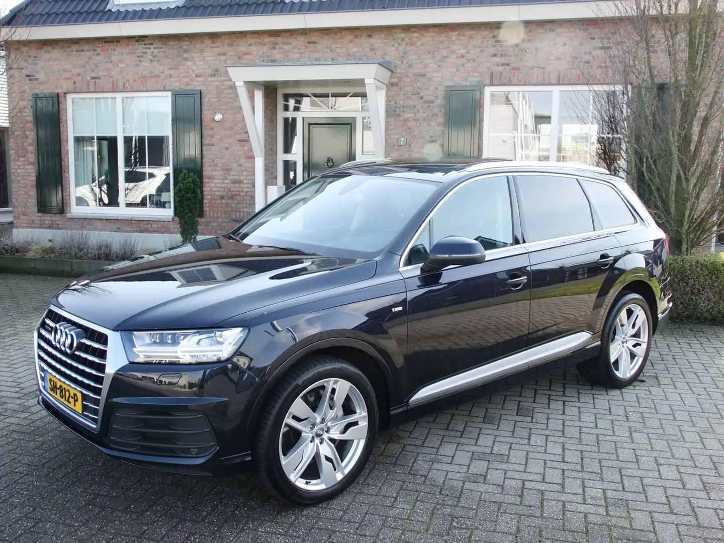 Audi Q7 3.0 TFSI quattro S-line Pro Line + 7p , Matrix led Blau - 1