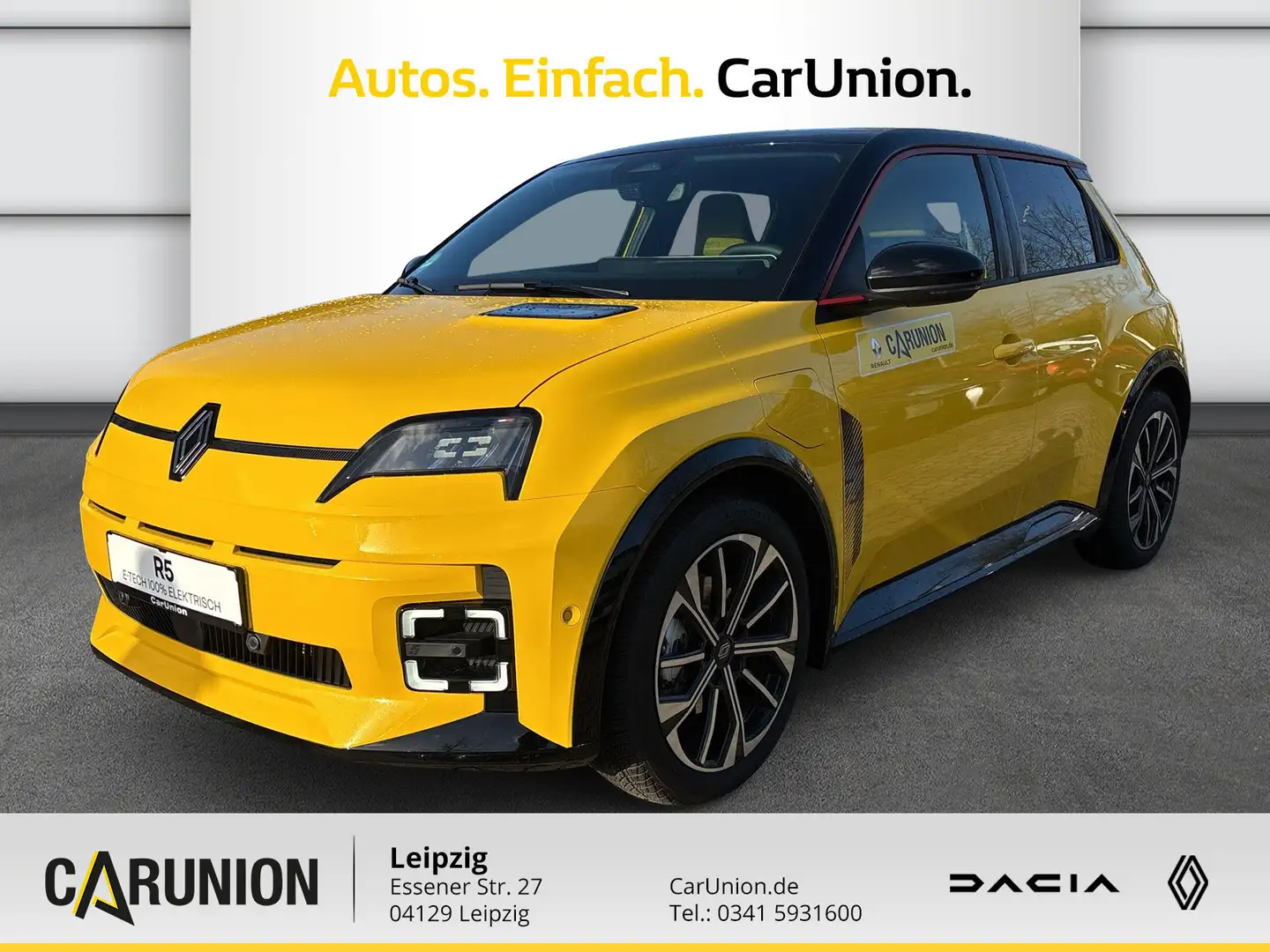 Renault R 5 E-Tech 100% elektr. Iconic Five 150 Comfort Range Schwarz - 1
