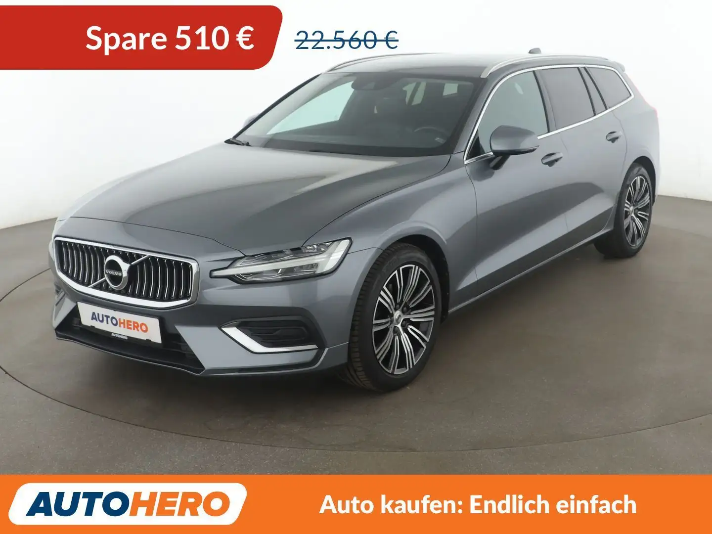 Volvo V60 2.0 D3 Inscription*NAVI*TEMPO*PDC*SHZ* Серый - 1